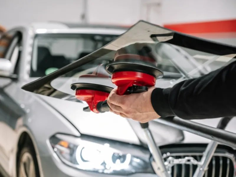 Clearview Auto Glass technician working on a vehicle